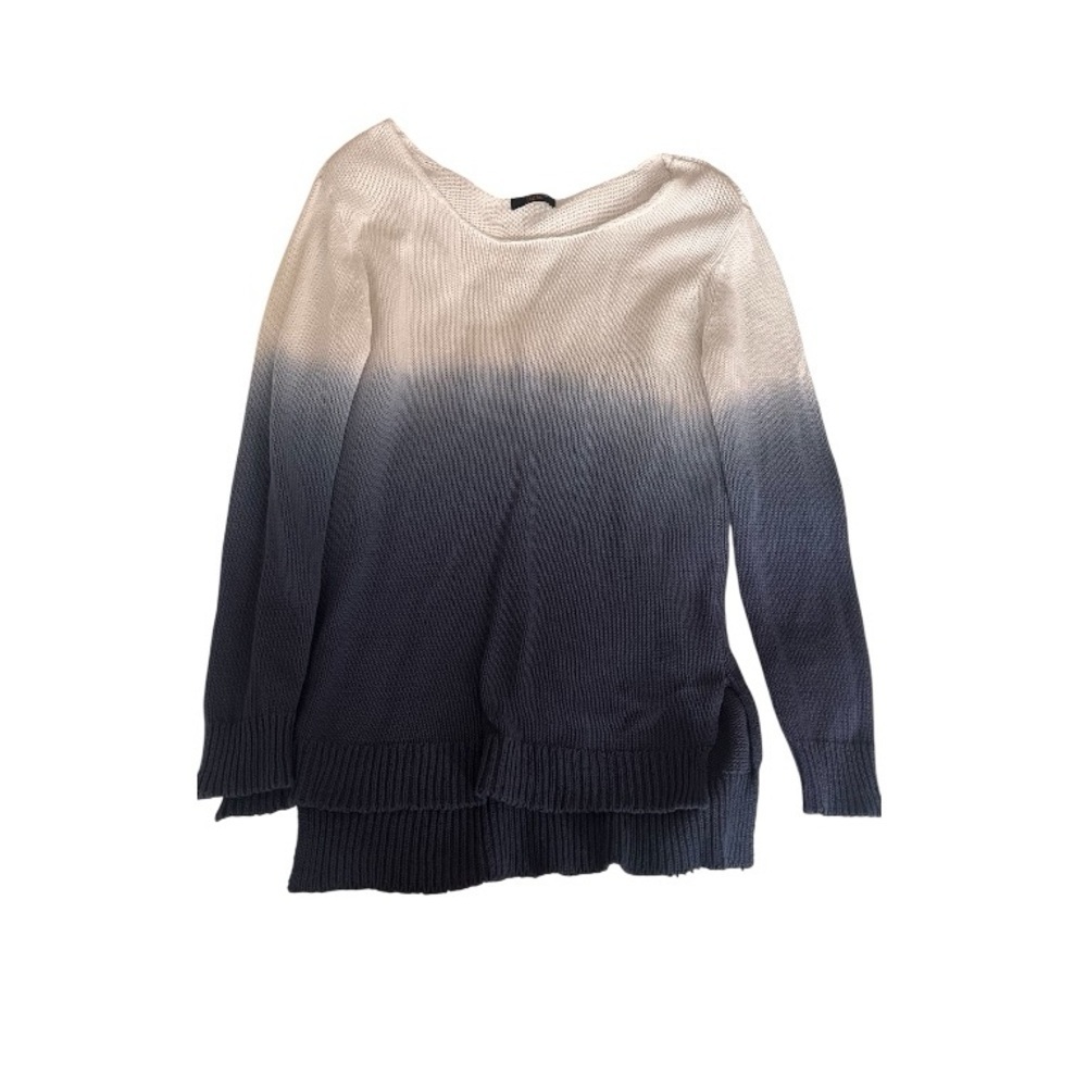 Dex Ombré Blue to White Knit Sweater